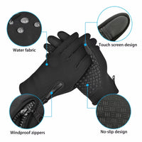 Outdoor Winter Gloves Men Women Touchscreen Warm for Cycling Driving Motorcycle Cold Gloves Windproof Non Slip Gloves S-XL