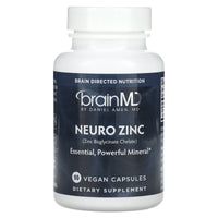 Neuro Zinc (Zinc Bisglycinate Chelate), 25 Mg , 90 Vegan Capsules