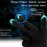 Outdoor Winter Gloves Men Women Touchscreen Warm for Cycling Driving Motorcycle Cold Gloves Windproof Non Slip Gloves S-XL